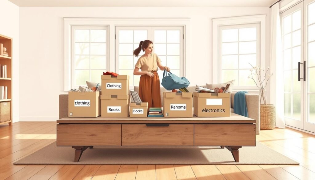 sustainable decluttering