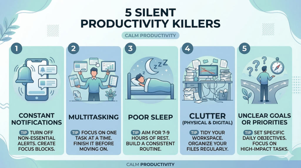 5 Silent Productivity Killers