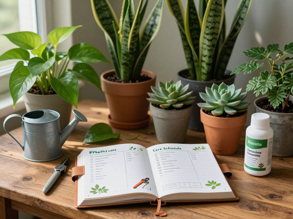 plant care schedule