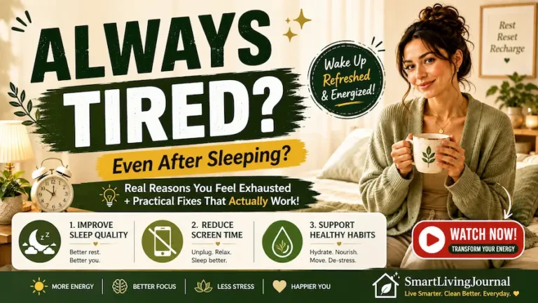 Why You’re Always Tired Even After Sleeping and How to Fix.