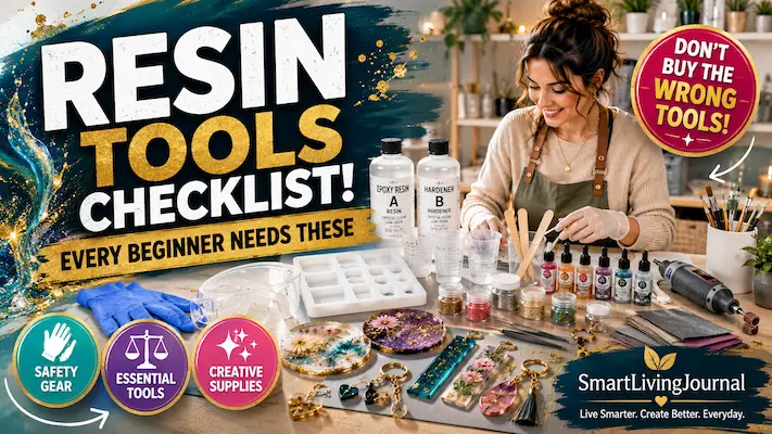 Complete Tools Materials Checklist for Resin Work Essentials.
