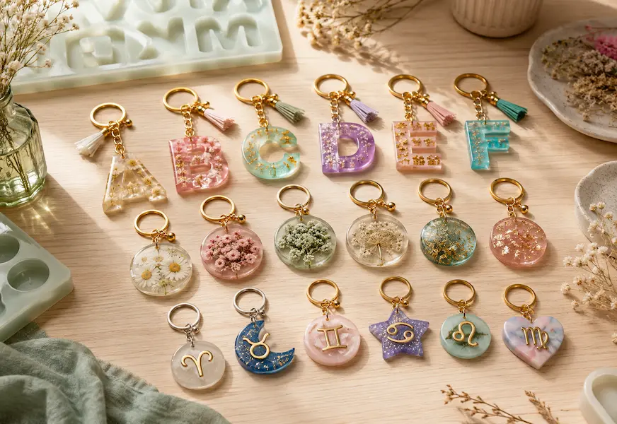 Resin Keychains