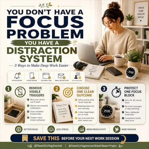 You Don’t Have a Focus Problem – You Have a Distraction System.