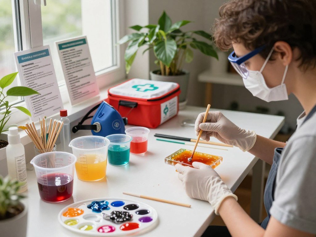 resin art health guidelines